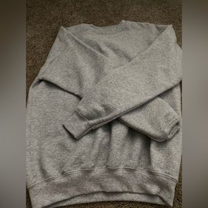 grey sweatshirt super soft inside